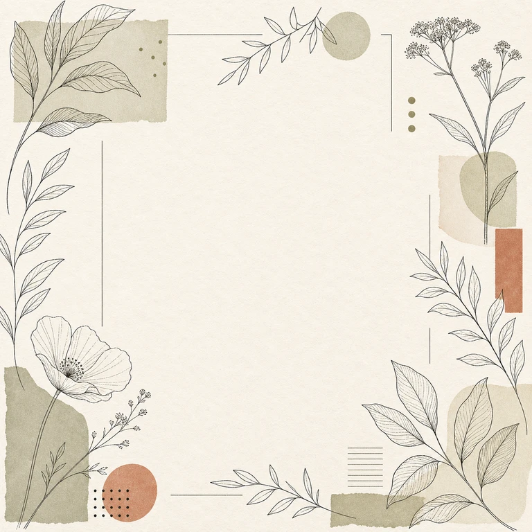 Botanical Line Art Creative DB reference thumbnail