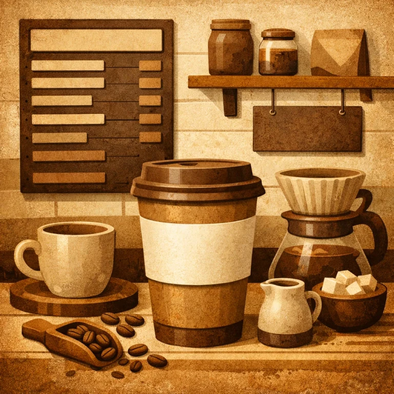 Coffee Shop Brand Creative DB reference thumbnail