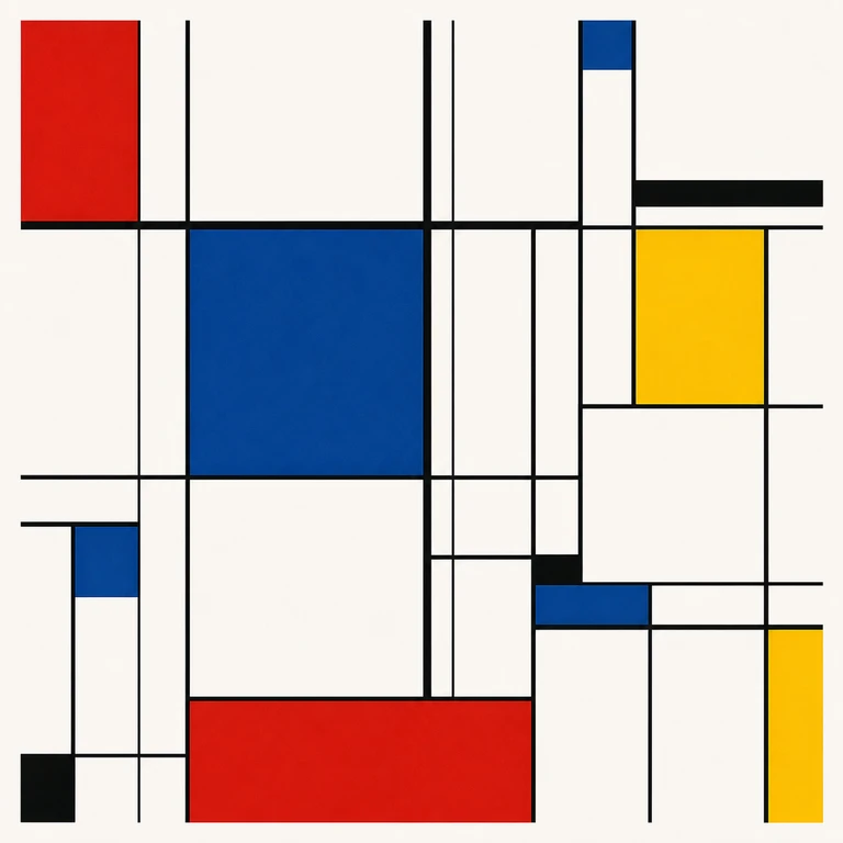 De Stijl Geometric System Creative DB reference thumbnail