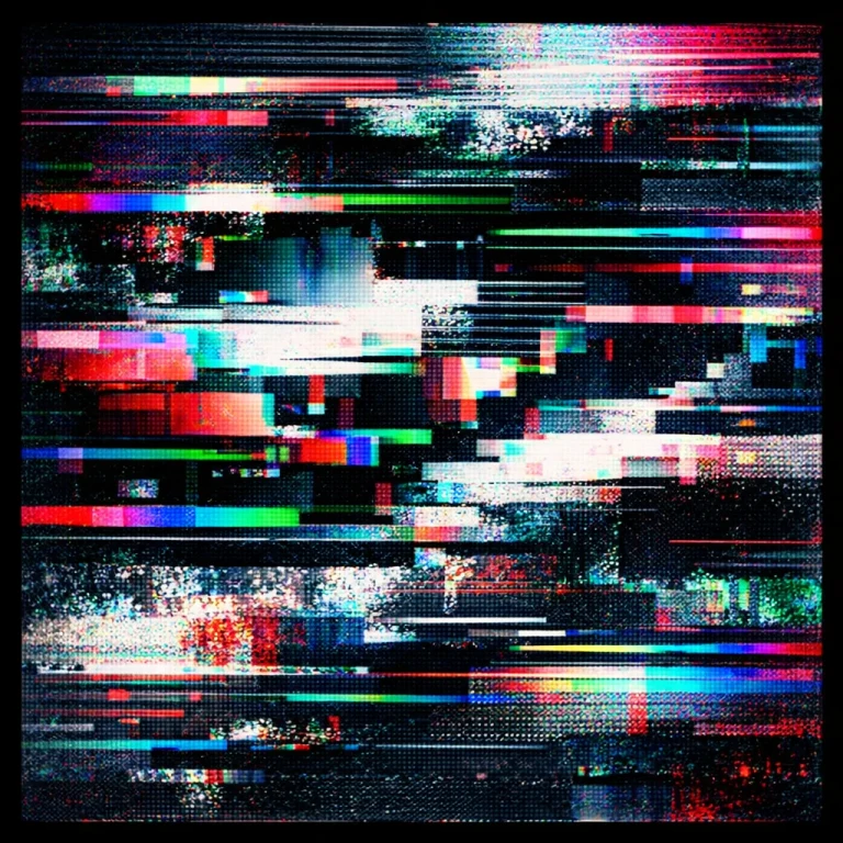 Glitch Flyer Creative DB reference thumbnail