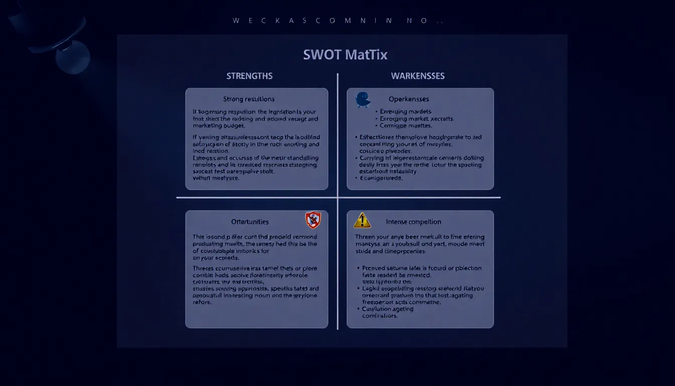 SWOT Analysis Generator preview