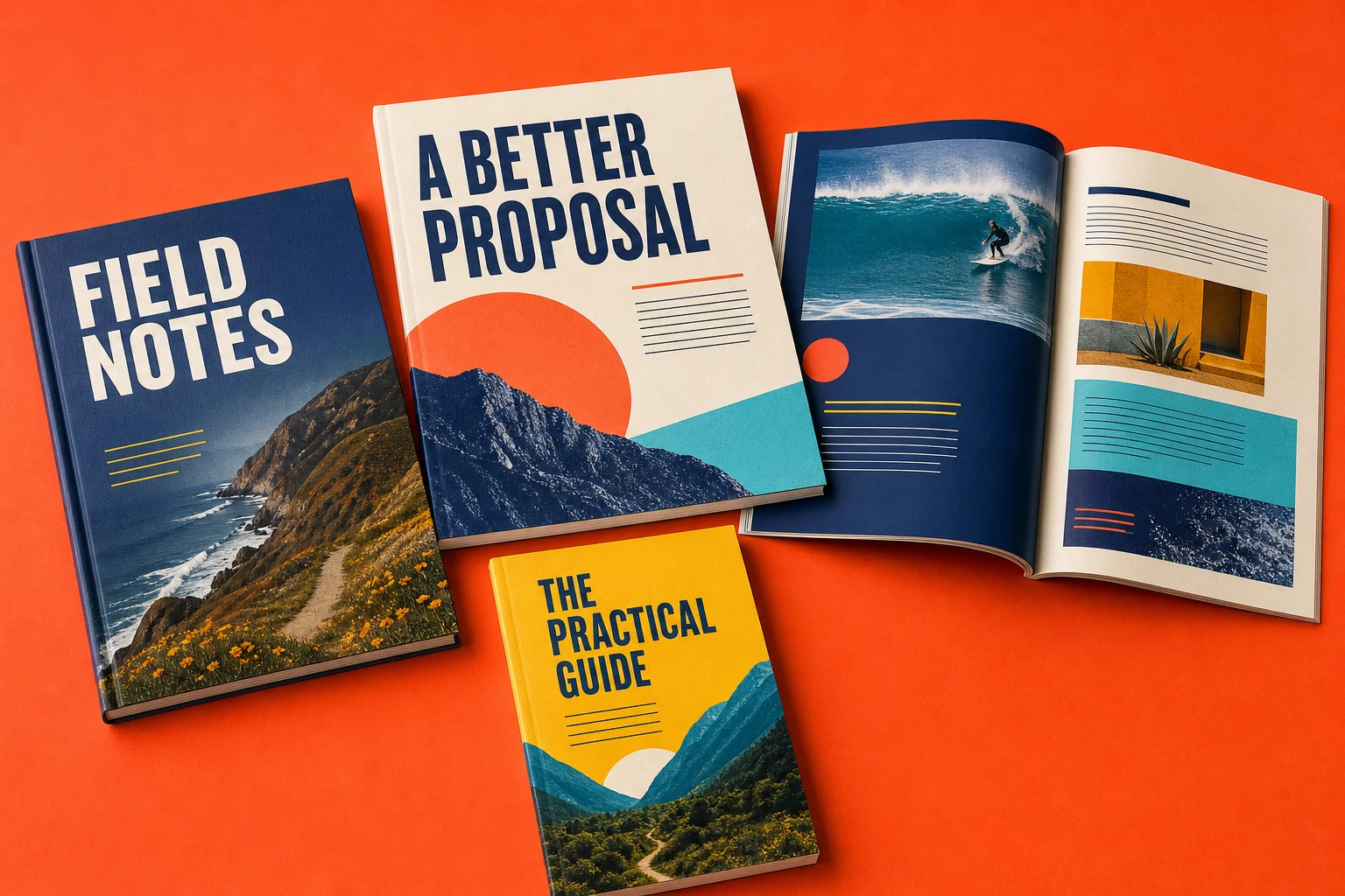 An ebook, proposal, lead magnet, and editorial publication collection