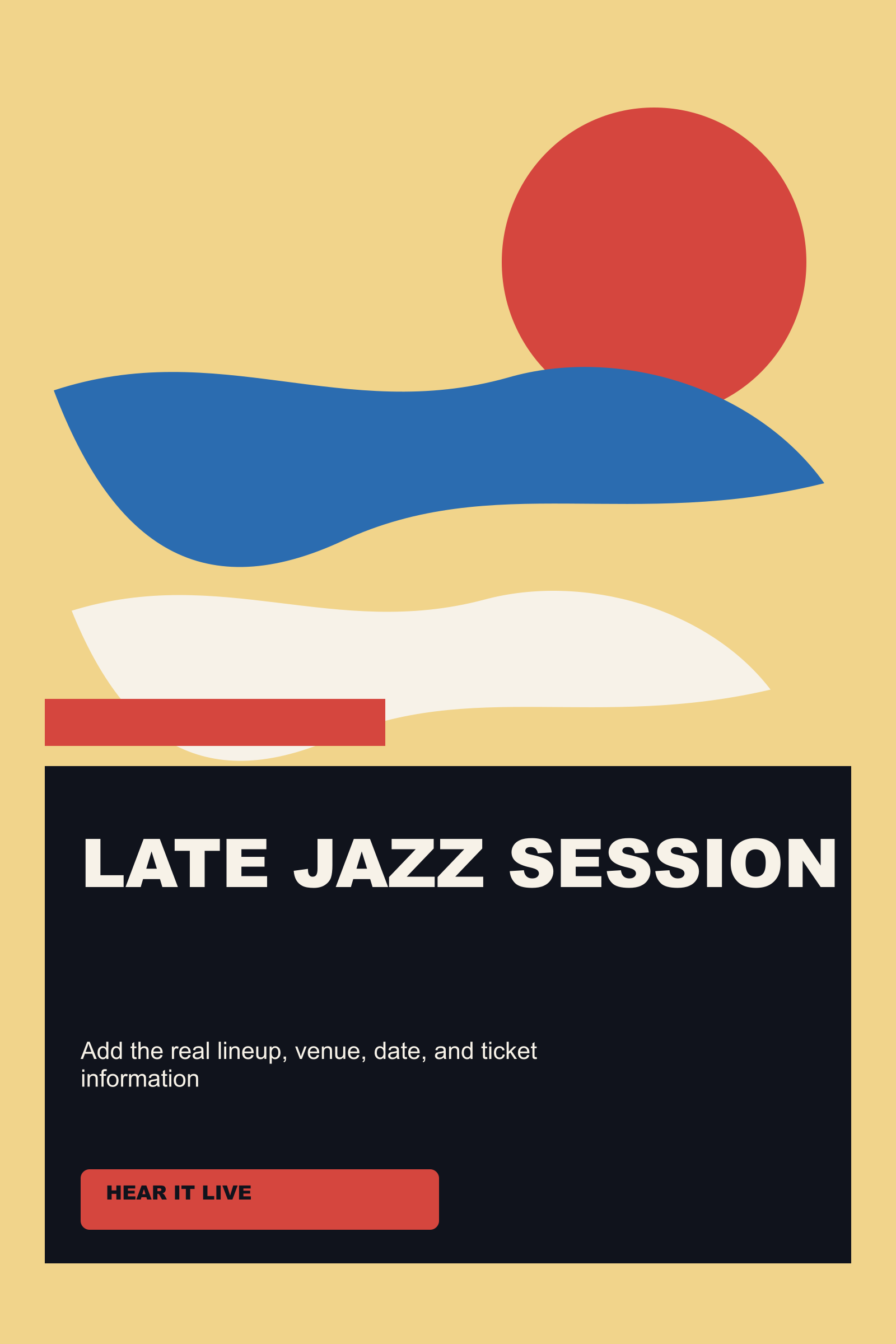 Jazz Session Poster