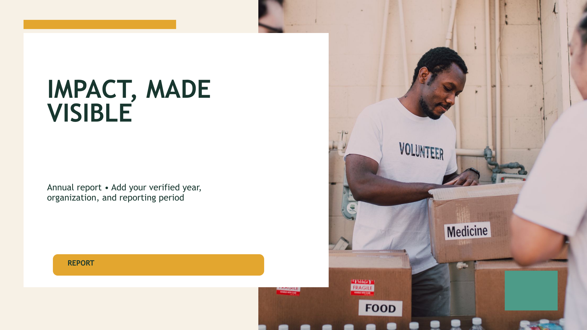 Nonprofit Impact Report Cover
