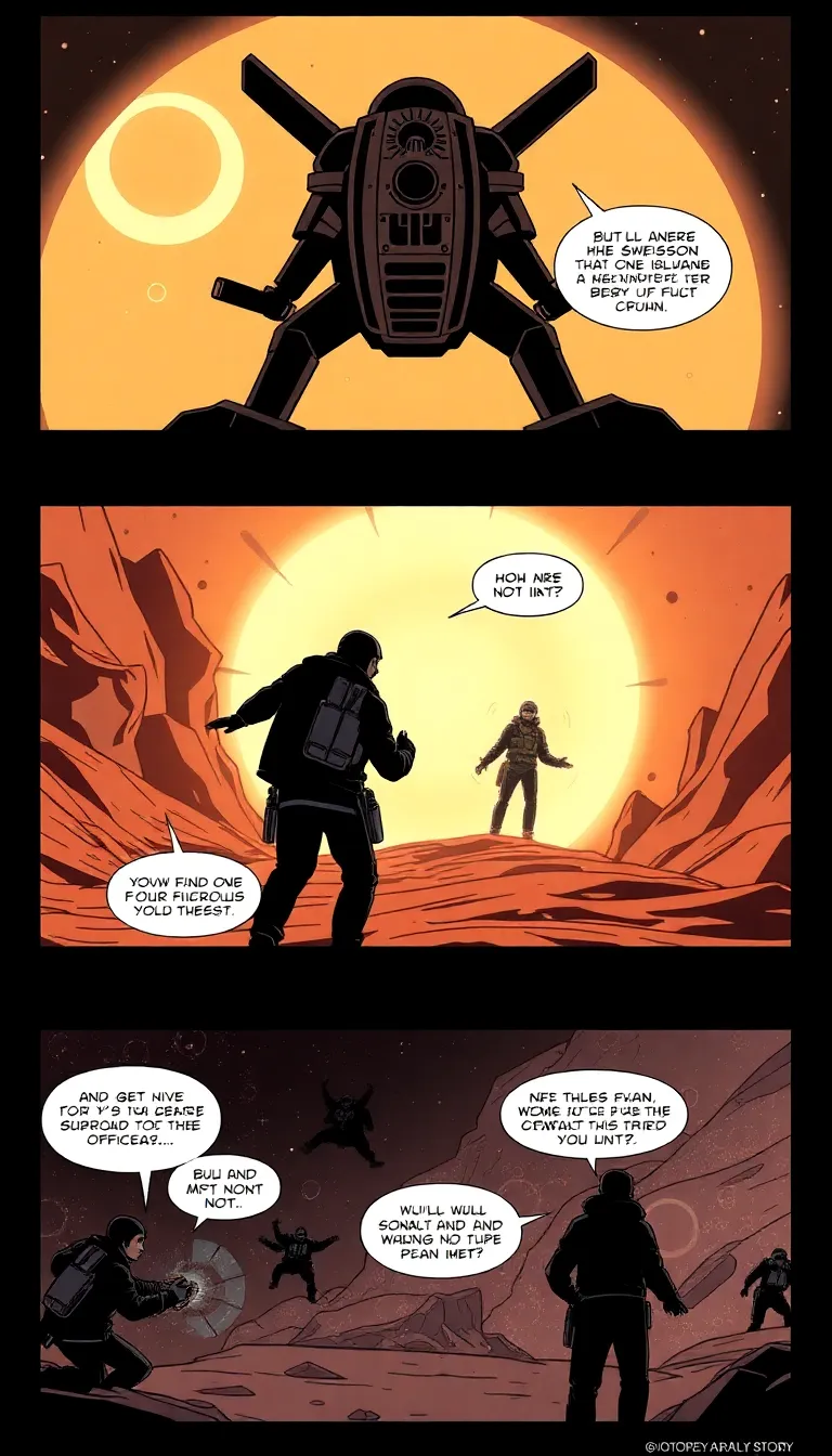 Sci-fi rescue mission · Cliffhanger